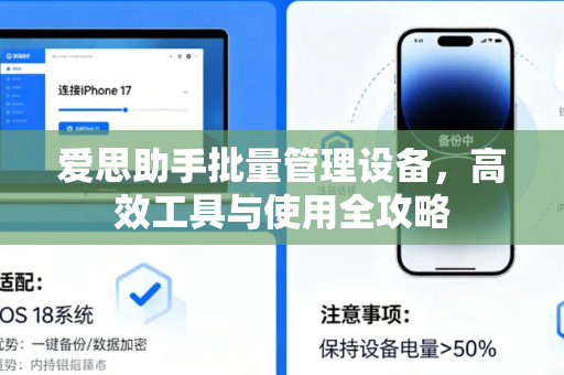 爱思助手批量管理设备，高效工具与使用全攻略-第1张图片-爱思助手官网 - 专业苹果手机助手 | 官方下载