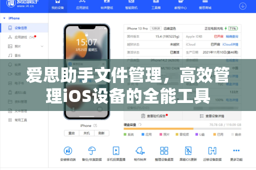 爱思助手文件管理，高效管理iOS设备的全能工具